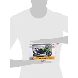 Мотоцикл іграшковий Maisto Kawasaki Ninja ZX-10R в масштабі 1:12 (31101-10011) - мініатюра 9