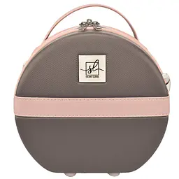 Бьюті-кейс Semi Line 5L Brown/Pink Cream (T5673-1), Коричневий - мініатюра 4