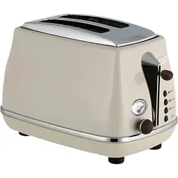 Тостер DeLonghi CTOV 2103 BG на 2 тости бежевий (0176129060/0230120036) - мініатюра 2