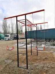 Вуличний дитячий спортивний комплекс з гойдалкою на ланцюгах "Акробат" - мініатюра 3
