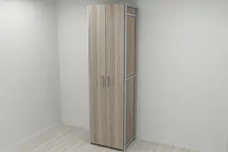 Шафа Гардероб Уні секція 7 серії Конект Ferrum-decor 220x60x50см Сірий метал ДСП Дуб Сонома Трюфель 16 мм (FRD-104566) - мініатюра 4