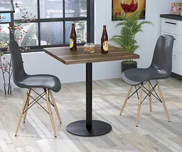 Обідній стіл квадратний BS-450 70 × 70 см Loft Design (Горіх Модена)