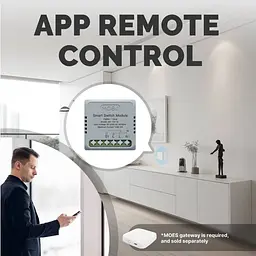 Розумне реле Zigbee Moes ZM-104-M Tuya Smart Switch 10 А - мініатюра 8