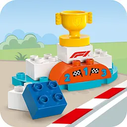 Конструктор LEGO DUPLO Автомобілі для перегонів і пілоти команд Формули-1, 70 деталей (10445) - мініатюра 7