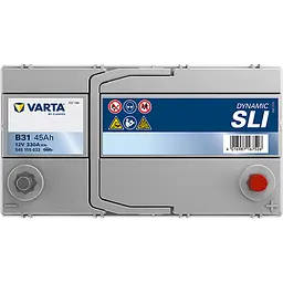 Акумулятор Varta Dynamic SLI 12В 45Аг 330А (EN) R+ (545155033) - мініатюра 4