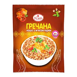 Каша Козуб продукт Гречана з м’ясом курки 40 г (910146)