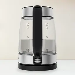 Tefal Електрочайник Glass Kettle 1.7л, скло, з підсвіткою, чорно-срібний - мініатюра 4
