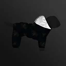 Комбінезон для собак Waudog Clothes малюнок Прапор M47 В 69-72 см С 41-44 см   - мініатюра 5
