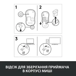 Миша Wireless Mouse M185 BLUE - EWR2 (910-002236) Logitech teh0022090 - мініатюра 7