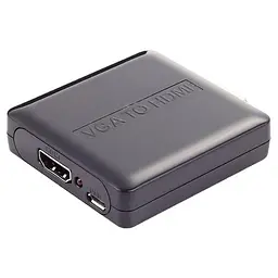 Перехідник PowerPlant HDMI to VGA + R/L (HDCVGA02-M) (CA911493)