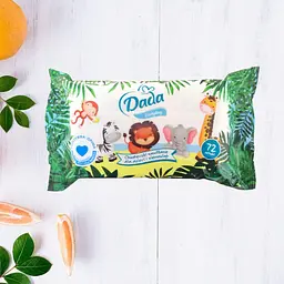 Дитячі вологі серветки Dada Every Day 72 шт