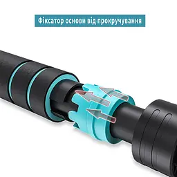 Розсувний розпірний турнік EasyFit BlueGymBar 95-120 см - мініатюра 5