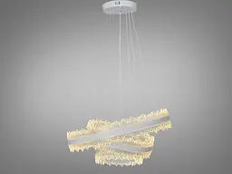 LED-люстра Diasha D8751-600+400+300WH, біла, 185W, 10175 lm - мініатюра 5
