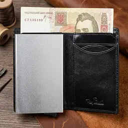 Чоловіча кредитниця Tony Perotti Nevada 3758 nero (90599) Чорна - мініатюра 2