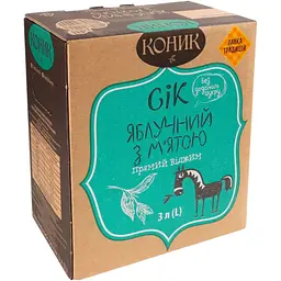 Сік Коник Яблучний з м'ятою 3 л (723073) - мініатюра 1