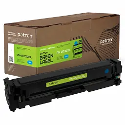 Картридж Patron HP CLJ CF401X для M252/M274/M277 Cyan, GREEN Label (PN-201XCGL)
