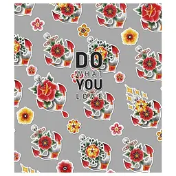 Зошит учнівський "Do what you love" 048-3311K-3 в клітинку, 48 аркушів