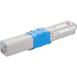 Тонер-картридж BASF OKI C301/C321/MC332/MC342/ 44973542 Magenta (KT-44973542) - мініатюра 2