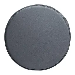 Подушка-сидушка на круглий стілець сіра 40x40 см (1010814-Gray) - мініатюра 5
