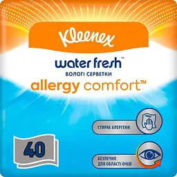 Вологі серветки Kleenex Allergy Comfort 40 шт. - мініатюра 3
