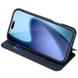 Чохол-книжка Dux Ducis з кишенею для візиток для Apple iPhone 17 Pro (6.3) Синій - мініатюра 2