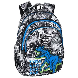 Рюкзак CoolPack Jerry T-Rex 19 л + Сумка для взуття CoolPack Vert T-Rex + Пенал на блискавці CoolPack Campus T-Rex з органайзером для ручок 23x9x5 см - мініатюра 2