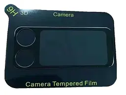 Захисне скло на камеру HD DK 3D Color Glass для Samsung Galaxy Z Flip3 5G F711 black - мініатюра 3