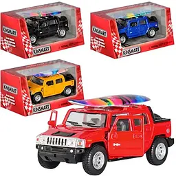 Колекційна машинка металева Hummer H2 Surfboard