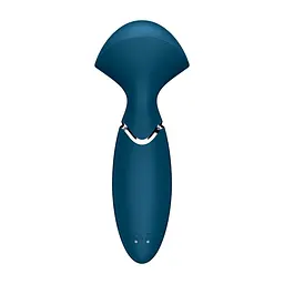Вібромасажер Satisfyer Mini Wand-er Blue - мініатюра 4