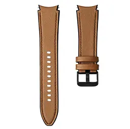 Ремінець Primolux Leather Silicone для годинника Samsung Galaxy Watch 4 Classic 42 мм SM-R880 Brown - мініатюра 3