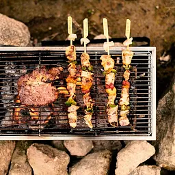 Гриль портативний Naturehike Picnic BBQ Grill NH20CJ006 р-р L сталь - мініатюра 14