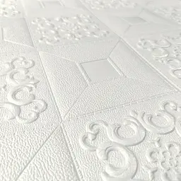 Самоклеюча декоративна настінно-стельова 3D панель фігури 700х700х3мм (114-3) SW-00000697 - мініатюра 1
