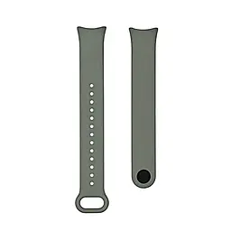 Ремінець для фітнес-браслета Lemfo для Xiaomi Mi Band 8 і 9 сірий хакі - мініатюра 3