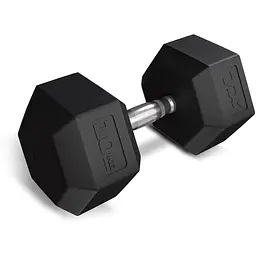 Гантеля шестигранна прогумована TX-100RD Trex Sport 10кг