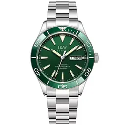 Наручний годинник чоловічий Carnival Diver 10 Bar Сріблястий (3496)