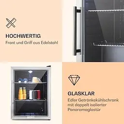 Холодильник для напоїв Klarstein Beersafe XL 60л (10027672) - мініатюра 5