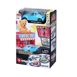 Игровой набор Bburago City Магазин игрушек 1:43 металл-пластик разноцветный - миниатюра 2
