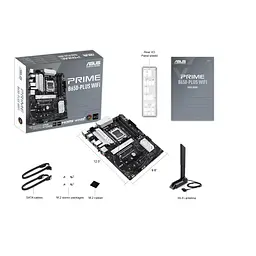 Материнcька плата PRIME B650-PLUS WIFI sAM5 B650 4xDDR5 M.2 HDMI DP Wi-Fi BT ATX Asus teh0019061 - мініатюра 3