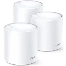 TP-Link Маршрутизатор DECO X60 1PK AX3000 1xGE LAN 1xGE WAN MU-MIMO OFDMA MESH