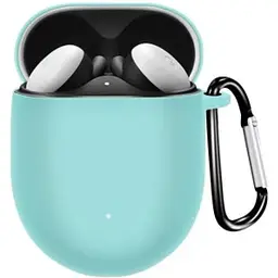 Чохол-накладка DK Silicone Candy Friendly з карабіном для Google Pixel Buds 2 (011407) (mint green)