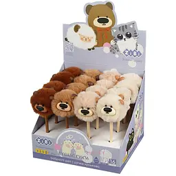 Ручка кулькова ZiBi Fluffy Big Bear 0.7 мм синя (ZB.2019)