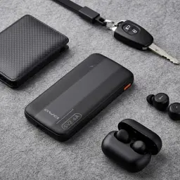 Батарея універсальна AWEI 10000mAh P20K, 12W, Black (6954284009744) - мініатюра 6