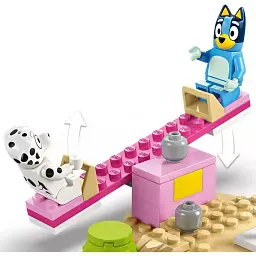 Конструктор LEGO Bluey Веселощі з Блуї та Хлоєю на ігровому майданчику 104 деталі (11201) - мініатюра 8