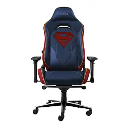 Trust Крісло GXT721SM Ruya Pro Superman edition, ПУ кожа, Foldable Armrests, синій - мініатюра 7