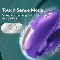 Вібратор We-Vibe Chorus Pro Cosmic Purple для пар зі смарт-управлінням - мініатюра 5