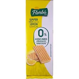 Вафлі Florbu Wafer Sabor Flavour Lemon 0% Azucares без цукру 150 г