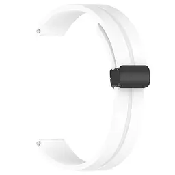 Ремінець Line Magnetic для Xiaomi Mi Band 9/8/10 Білий / White - мініатюра 2