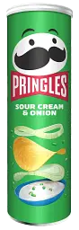 Чіпси Pringles Sour Cream&Onion сметана та цибуля 165 г.
