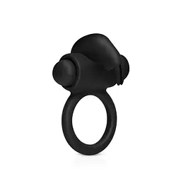 Ерекційне кільце EasyToys Bunny Vibe Ring 7.4 см (чорний) - мініатюра 2