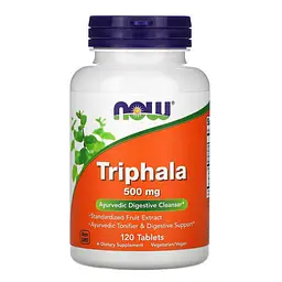 Трифала Triphala 500 mg 120 таблеток NOW vit0004831
